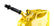 Jerry Can Yellow 5.3 Gallon 20 Liter Steel w/ Safety Cap and Spout Anvil Offroad