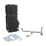 Holley GM LS Swap Oil Pan - Black - Most Front Clearance 302-3BK