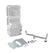 GM LS Swap Oil Pan Most Front Clearance No Drain-Back Holes Fits LS Swapped Vehicles Requiring Even More Clearance Than the 302-1 and 302-2 Same As 302-3 But Without Drain-Back and Plugs Holley