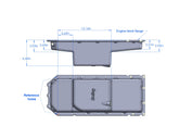 Gen III Hemi Swap Oil Pan Mid-Sump VVT Fits VVT Gen III Hemi Engines 2009-up 5.7L & 2011-up 6.4L Engines  Mid-Sump Design Fits 1963-1974 Mopar A-Body, B-Body, C-Body & E-Body Holley