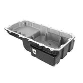 Cast Aluminum Rear Sump Oil Pan Ford Coyote Swap Black Fits Gen 1 and 2 Coyote Engines in 1953-1979 Ford F100, F150, and F250 2WD Trucks Holley