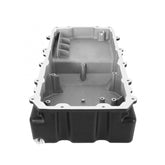 Cast Aluminum Rear Sump Oil Pan Ford Coyote Swap Black Fits Gen 1 and 2 Coyote Engines in 1953-1979 Ford F100, F150, and F250 2WD Trucks Holley
