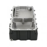 Cast Aluminum Rear Sump Oil Pan Ford Coyote Swap Black Fits Gen 3 Coyote Engines in 1953-1979 Ford F100, F150, and F250 2WD Trucks Holley