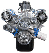 CVF Racing C3 Ceramic Clear Coat Reaper all-inclusive 8-rib serpentine system for Ford 302 and 351W small block, C-302-RP