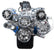 CVF Racing C3 Ceramic Clear Coat Reaper all-inclusive 8-rib serpentine system for Ford 302 and 351W small block, C-302-RP