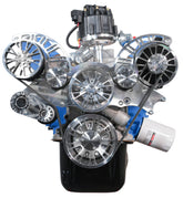 CVF Racing C3 Ceramic Clear Coat Reaper all-inclusive 8-rib serpentine system for Ford 302 and 351W small block, C-302-RP