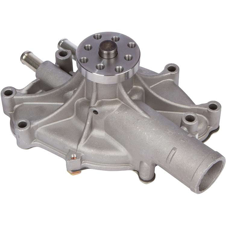 CVF Racing satin cast aluminum shorty mechanical water pump for Ford 289, 302 and 351W, 302-WP-CW-SHORTY
