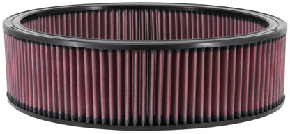 K&N Drop-In Air Filter | Round, 12in Flange, 4in Tall | E-3730