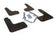 Rally Armor 17-19 Honda Civic Sport/Sport Touring Black UR Mud Flap w/Red Logo