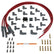 Super Conductor Spark Plug Wire Set 4 Cyl Multi-Angle Plug Socket/Hei Set W/Terminals For Engines With Early Type Socket And Late Type Hei Spark Plug Top Distributor Caps MSD Ignition
