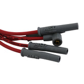 Super Conductor Spark Plug Wire Set 4 Cyl Multi-Angle Plug Socket/Hei Set W/Terminals For Engines With Early Type Socket And Late Type Hei Spark Plug Top Distributor Caps MSD Ignition