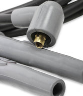 Universal 6 Cylinder 8.5Mm Super Conductor Wire Set Set Includes Terminals For Engines With Early Type (Socket) And Late Type (Hei Spark Plug Top) Distributor Caps. Multi-Angle Boots And Terminals Factory Installed On One End MSD Ignition