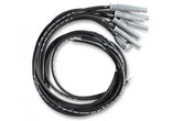 Black Super Conductor 8 Cyl Multi-Angle-Hei, Universal For Engines With Late-Model Type Hei Spark Plug Top Distributor Caps. Multi-Angle Boots And Terminals Installed On One End. 90 Degree Distributor Boots And Terminals Included MSD Ignition