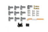 Black Super Conductor 8 Cyl Multi-Angle-Hei, Universal For Engines With Late-Model Type Hei Spark Plug Top Distributor Caps. Multi-Angle Boots And Terminals Installed On One End. 90 Degree Distributor Boots And Terminals Included MSD Ignition