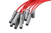Super Conductor Spark Plug Wire Set Multi-Angle Plug Hei Cap For Engines With Late-Model Type (Hei Spark Plug Top) Distributor Caps 90 Degree Distributor Boots And Terminals Included MSD Ignition