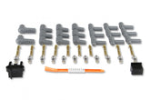 Super Conductor Spark Plug Wire Set 8 Cyl Multi-Angle Plug, Socket/Hei Set Includes Terminals For Engines With Early Type (Socket) And Late Type (Hei Spark Plug Top) Distributor Caps. Mult MSD Ignition