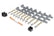 Super Conductor Spark Plug Wire Set 8 Cyl Multi-Angle Plug, Socket/Hei Set Includes Terminals For Engines With Early Type (Socket) And Late Type (Hei Spark Plug Top) Distributor Caps. Mult MSD Ignition