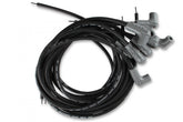 Black Super Conductor Universal 8 Cyl 90 Degree Plug For Engines With Late-Model Type Hei Spark Plug Top Distributor Caps Ford Duraspark Or MSD Cap-A-Dapt 90 Degree Distributor Boots And Terminals Included MSD Ignition