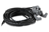 Black Super Conductor Universal 8 Cyl 90 Degree Plug For Engines With Late-Model Type Hei Spark Plug Top Distributor Caps Ford Duraspark Or MSD Cap-A-Dapt 90 Degree Distributor Boots And Terminals Included MSD Ignition