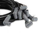 Black Super Conductor Universal 8 Cyl 90 Degree Plug For Engines With Late-Model Type Hei Spark Plug Top Distributor Caps Ford Duraspark Or MSD Cap-A-Dapt 90 Degree Distributor Boots And Terminals Included MSD Ignition