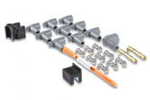 Black Super Conductor Universal 8 Cyl 90 Degree Plug For Engines With Late-Model Type Hei Spark Plug Top Distributor Caps Ford Duraspark Or MSD Cap-A-Dapt 90 Degree Distributor Boots And Terminals Included MSD Ignition