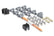 Black Super Conductor Universal 8 Cyl 90 Degree Plug For Engines With Late-Model Type Hei Spark Plug Top Distributor Caps Ford Duraspark Or MSD Cap-A-Dapt 90 Degree Distributor Boots And Terminals Included MSD Ignition