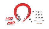 Super Conductor 8.5Mm Spark Plug Wire Set 8 Cylinder 90 Degree Plug/90 Degree Cap For Engines With Late-Model Type (Hei Spark Plug Top) Distributor Caps (Ford Duraspark Or MSD Cap-A-Dapt) MSD Ignition