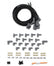 Black Super Conductor Universal 8 Cyl. 90 Degree Set Includes Terminals For Engines With Early Type (Socket) And Late Type (Hei Spark Plug Top) Distributor Caps. 90 Degree Boots And Terminals Factory Installed On One End MSD Ignition