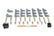 Super Conductor Spark Plug Wire Set 8 Cyl 90 Degree Plug Socket/Hei Cap Set W/Terminals For Engines With Early Type Socket And Late Type Hei Spark Plug Top Distributor Caps MSD Ignition