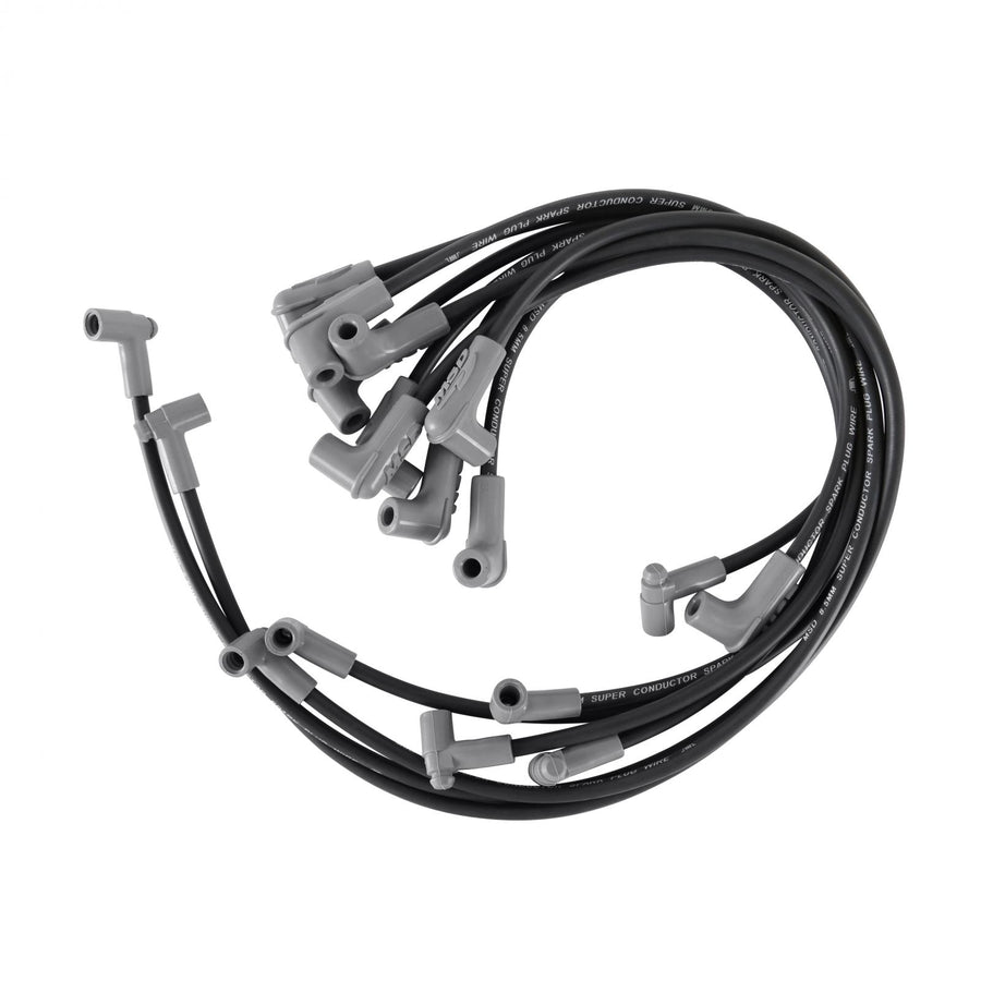 Black Super Conductor Sb Chevy For Use With Low Profile Distributor The MSD Race Tailored 8.5Mm Super Conductor Wire Sets Are Designed Specifically To Fit Race Engines Equipped With Headers Or An MSD Distributor MSD Ignition