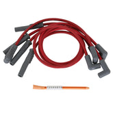 Super Conductor Spark Plug Wire Set Ford 2300 4 Cyl. For Use On Fords 2.3L Four-Cylinder Engine MSD Ignition