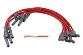 MSD Spark Plug Wires For Ford 302, 351W Spark Plug Wires For Sbf 302-351W, Straight Multi-Angle And 90 Degree Boots, Red Jacket MSD Ignition