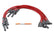 MSD Spark Plug Wires For Ford 302, 351W Spark Plug Wires For Sbf 302-351W, Straight Multi-Angle And 90 Degree Boots, Red Jacket MSD Ignition