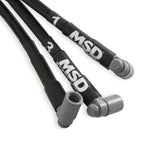 Sleeved Spark Plug Wires For Sbc Over Valve Cover, Hei The MSD Race Tailored 8.5Mm Super Conductor Wire Sets MSD Ignition