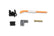 Super Conductor Spark Plug Wire Set Small Block Chevy 350 Hei For Use On Chevy Small Block 350 Engines, Hei, Red Jacket MSD Ignition
