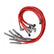 Super Conductor Spark Plug Wire Set Ford 351C-400, Socket For Use On Ford 351C-400, Socket, Red Jacket MSD Ignition