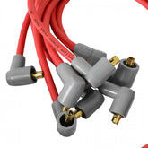 Super Conductor Spark Plug Wire Set Ford 351C-400, Socket For Use On Ford 351C-400, Socket, Red Jacket MSD Ignition