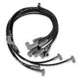 8.5Mm Super Conductor Wire Set For Sbc Sprintcar, Close Fit, In Black Features A Helically-Wound Copper Alloy Conductor Which Has Only 40 50 Ohms Of Resistance Per Foot MSD Ignition