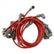Super Conductor Spark Plug Wire Set Small Block Chevy, Socket Dist Cap Race Tailored 8.5Mm Super Conductor Wire Set MSD Ignition