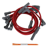 Super Conductor Spark Plug Wire Set 4.3L Chevy Truck, 92-97 For Use On Chevy 4.3L Trucks '92-'97, Red Jacket MSD Ignition