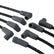 Black Super Conductor Chevy Caprice/Camaro, '88-On For Use On Chevy Caprice/Camaro, '88-On, Black Jacket MSD Ignition