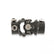 U-Joint Steel Black Zinc 3/4-36 Spline X 3/4 DD Holley