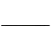 Steering Shaft 3/4-inch DD X 36-inches Long Black Zinc Finish Holley