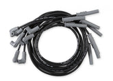 Universal Super Conductor Spark Plug Wire Set LS Engines For GM Gen-Iii Engines Such As The LS1, 3, Or 6, These Wires Are Perfect When You Relocate The Coils. Both 90 Degree And Multi-Angle Boots Are Pre-Crimped MSD Ignition
