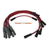 Super Conductor Spark Plug Wire Set Chevy Pickup '96-'99,Dually W/454 For Use On Chevy Trucks '96-'99, Dually W/454, Red Jacket MSD Ignition