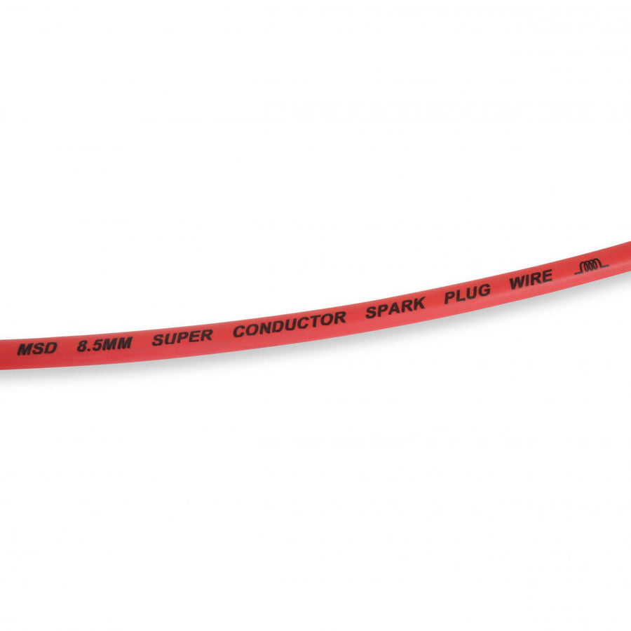 Super Conductor Spark Plug Wire Set Fits Chevy Tahoe, Sub.Vort. V8, '96-'97 For Use On Chevy Tahoe, Suburban, Vortech V8, '96-'97, Red Jacket MSD Ignition