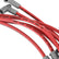 Super Conductor Spark Plug Wire Set Jeep 4.0L, 6 Cyl., '93-'98 For Use Ons '93-'98 Jeep 4.0L, 6 Cyclinder Engines, Red Jacket MSD Ignition