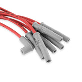 Super Conductor Spark Plug Wire Set Jeep 4.0L, 6 Cyl., '93-'98 For Use Ons '93-'98 Jeep 4.0L, 6 Cyclinder Engines, Red Jacket MSD Ignition