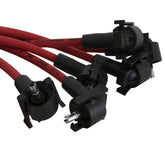 Super Conductor Spark Plug Wire Set Ford Mustang 3.8L, V6, '94-'98 For Use On '94-'98 Ford Mustang 3.8L, V6, Red Jacket MSD Ignition