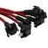 Super Conductor Spark Plug Wire Set Ford Mustang 3.8L, V6, '94-'98 For Use On '94-'98 Ford Mustang 3.8L, V6, Red Jacket MSD Ignition
